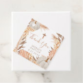 ボホパンパスホワイトパンプキンバプテスマメッセージカード フェイバータグ (インサイチュ)