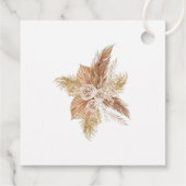 ボホパンパス庭園の結婚式ウェルカムギフトラベル フェイバータグ (裏面)