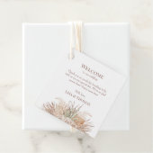 ボホパンパス庭園の結婚式ウェルカムギフトラベル フェイバータグ (インサイチュ)