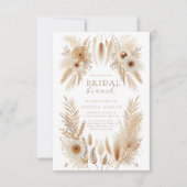 ボホパンパブライダルブランチ招待状 招待状 (正面)