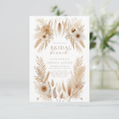 ボホパンパブライダルブランチ招待状 招待状 (スタンド正面)