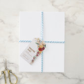 ボホパンパモダンスグラスの花の緑が好き ギフトタグ (より糸付き)