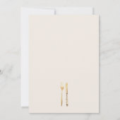 ボホパンパモダンスグラスリハーサルディナー 招待状 (裏面)