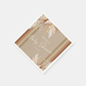 ボホパンパ素朴スグラスベビーシャワー スタンダードカクテルナプキン (角)