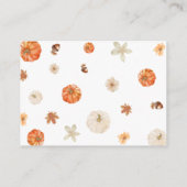 ボホパンプキンニュートラルカワイオムツラッフル エンクロージャーカード (裏面)