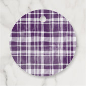 ボホパンプキンパープルフローラベビーシャワー フェイバータグ (裏面)