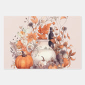 ボホパンプキン秋 ラッピングペーパーシート (正面2)