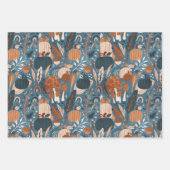 ボホパンプキン秋 ラッピングペーパーシート (正面)