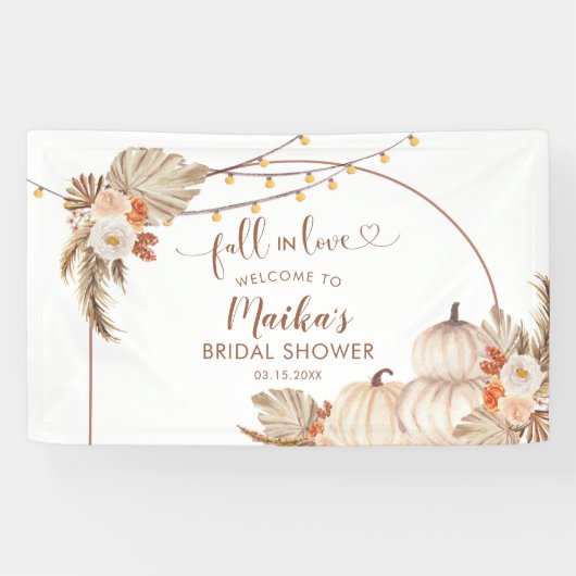 ボホパンプキン素朴秋インラブラージバナー 横断幕 (横)