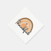 ボホパンプキ素朴ンレインボインサンクサンクフル スタンダードカクテルナプキン (角)