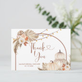 ボホパンプキ素朴ン秋インラブサンキューカード サンキューカード (スタンド正面)