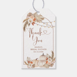 ボホパンプキ素朴ン秋インラブサンキューラベル ギフトタグ