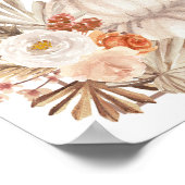 ボホパンプキ素朴ン秋ウェルカムサイン ポスター (角)