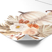 ボホパンプキ素朴ン秋議決権行使板 ポスター (角)