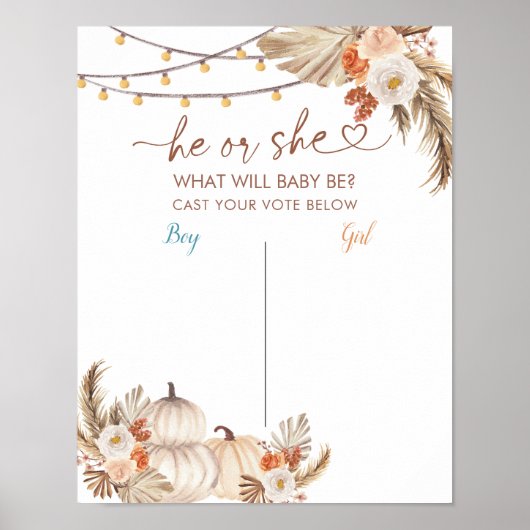 ボホパンプキ素朴ン秋議決権行使板 ポスター (正面)