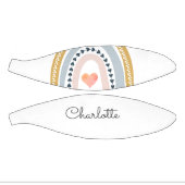 ボホパーソナライズされたウータカラー虹 ミニバスケットボール (パネル)