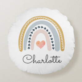 ボホパーソナライズされたウータカラー虹 ラウンドクッション