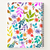 ボホパーソナライズされたフラワーズレシピ書あなた自身 ノートブック (裏面)