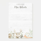 ボホパーソナライズされたワイフ素朴ル先生 ポストイット (正面)