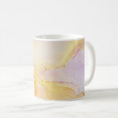 ボホパーソナライズされた抽象芸術 コーヒーマグカップ (正面右)
