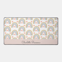 ボホパーソナライズされた水彩虹の模様