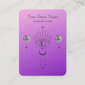 ボホパーソナライズされた神秘的ジュエリー表示 名刺 (正面)