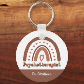 ボホパーソナライズされた虹の心理療法士 キーホルダー (裏面)