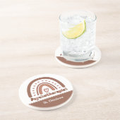 ボホパーソナライズされた虹の心理療法士 コースター (側面)