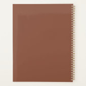 ボホパーソナライズされた虹の心理療法士 プランナー手帳 (裏面)