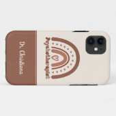 ボホパーソナライズされた虹の心理療法士 Case-Mate iPhoneケース (裏面(横))