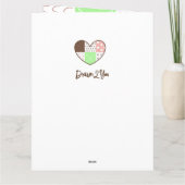 ボホパーソナライズされた誕生日お洒落 カード (裏面)