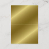 ボホパープルらせん状シックゴールデン結婚ズ座席表 プレイスカード (裏面)