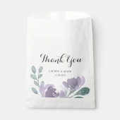 ボホパープルウォーター色のフローラ結婚ズ フェイバーバッグ (正面)