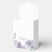 ボホパープルウォーター色のフローラ結婚ズ フェイバーボックス (オープン)