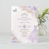 ボホパープルシルバーバラキンセアニラミスカンス15 招待状 (スタンド正面)