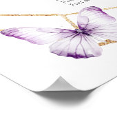 ボホパープルバタフライクインセアニラ座席表 ポスター (角)