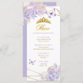 ボホパープルバタフライフローラプリンセサキンセアニラ メニュー (正面/裏面)