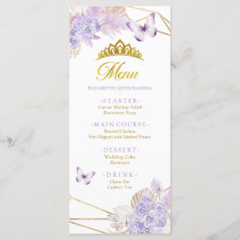 ボホパープルバタフライフローラプリンセサキンセアニラ メニュー