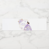 ボホパープルバタフライプリンセサキンセアニラ ペットボトルラベル (シングルラベル)