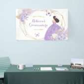 ボホパープルバタフライプリンセスクインセアニララージ 横断幕 (トレードショー)