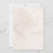 ボホパープルピンクフローラセノピー結婚式招待状 招待状 (裏面)