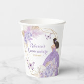 ボホパープルフローラバタフライプリンセサキンセアニラ 紙コップ (裏面)