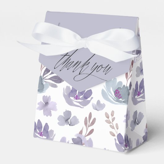 ボホパープルフローラ水結婚色の フェイバーボックス (正面サイド)