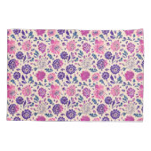 ボホパープルフローラ 枕カバー (裏面)