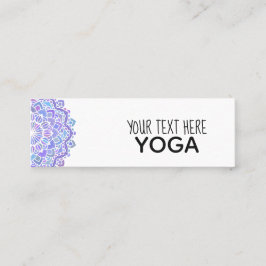 ボホパープルマンダラヨガ スキニー名刺