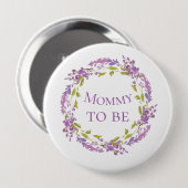ボホパープルリースママへ4" 缶バッジ (正面&裏面)