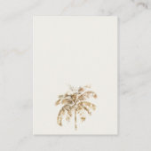 ボホパームセイボートシースケッ結婚プの願い井戸 エンクロージャーカード (裏面)