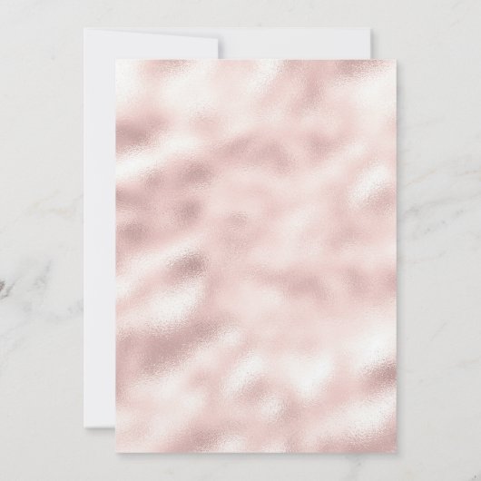 ボホパームダスティピンクローゼネイビーブルー結婚ズ セーブザデート (裏面)