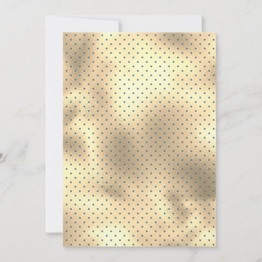 ボホパーム素朴ダスティブルーブルーフローラズ結婚 セーブザデート (裏面)