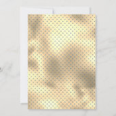 ボホパーム素朴ダスティブルーブルーフローラブライダルシャワー 招待状 (裏面)